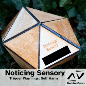 Noticing Sensory. Xaler, Taz. Trigger Warnings: Self Harm