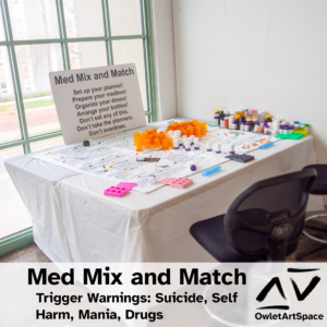 Med Mix and Match. 16Apr2023. Teres, Myra, Xaler. Trigger Warnings: Suicide, Self Harm, Mania, Drugs.